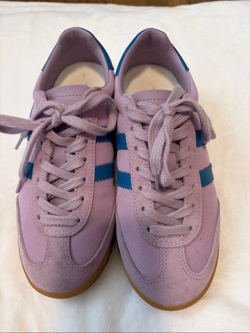 Gola Tornado Lavender with blue Stripe Accents